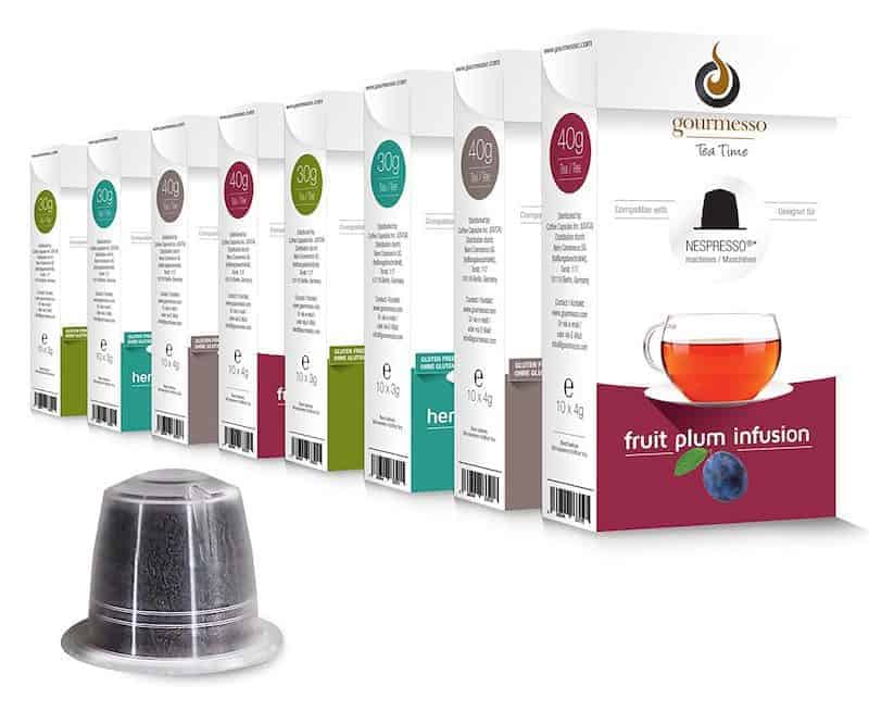 gourmesso nespresso tea pod