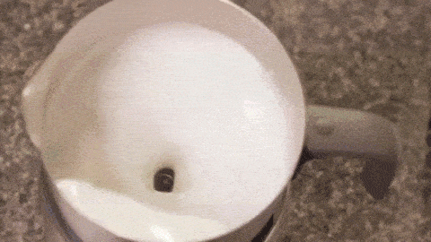 best milk frother gif in action