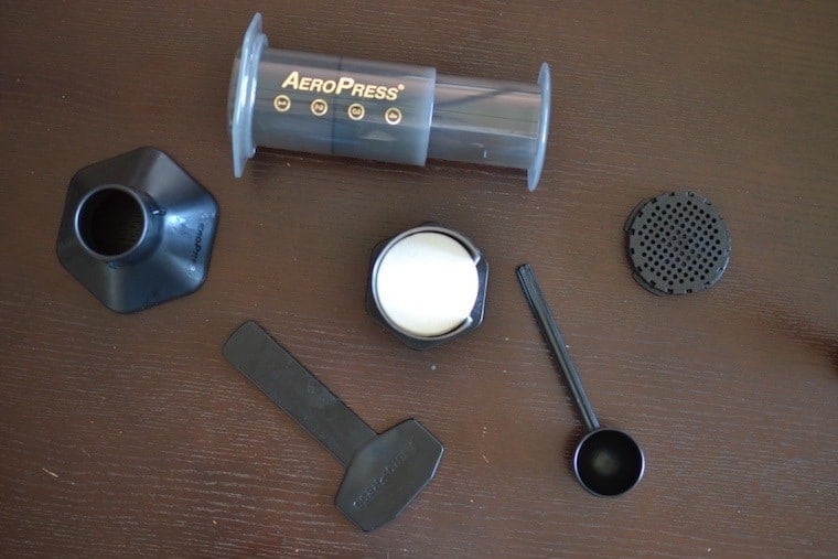 unboxing an aeropress