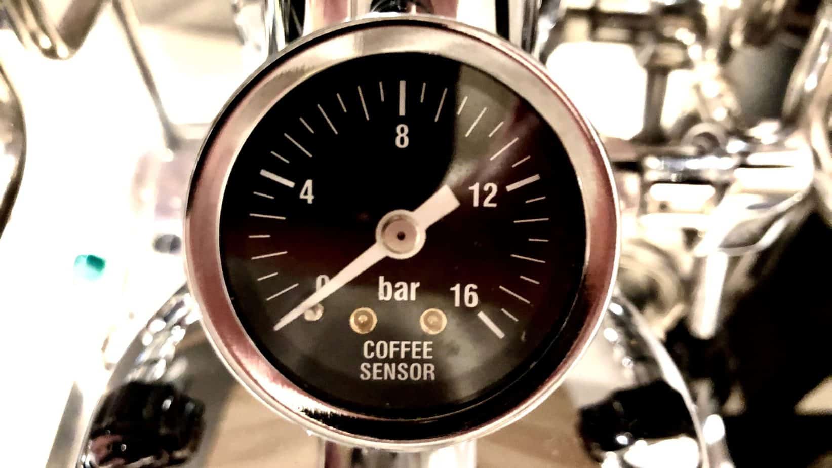 espresso bar pressure gauge