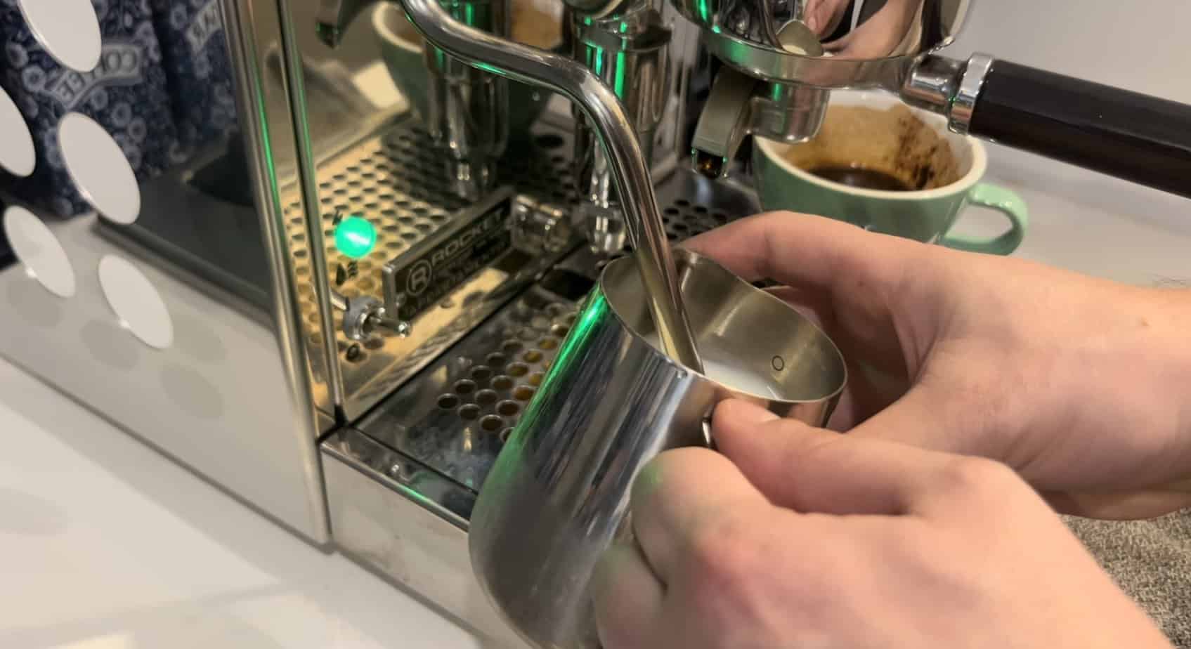 Step 5 steam milk Step 5 steam milk