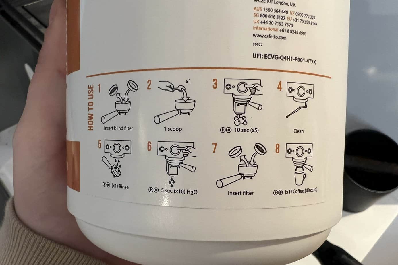 How to use espresso cleaner How to use espresso cleaner
