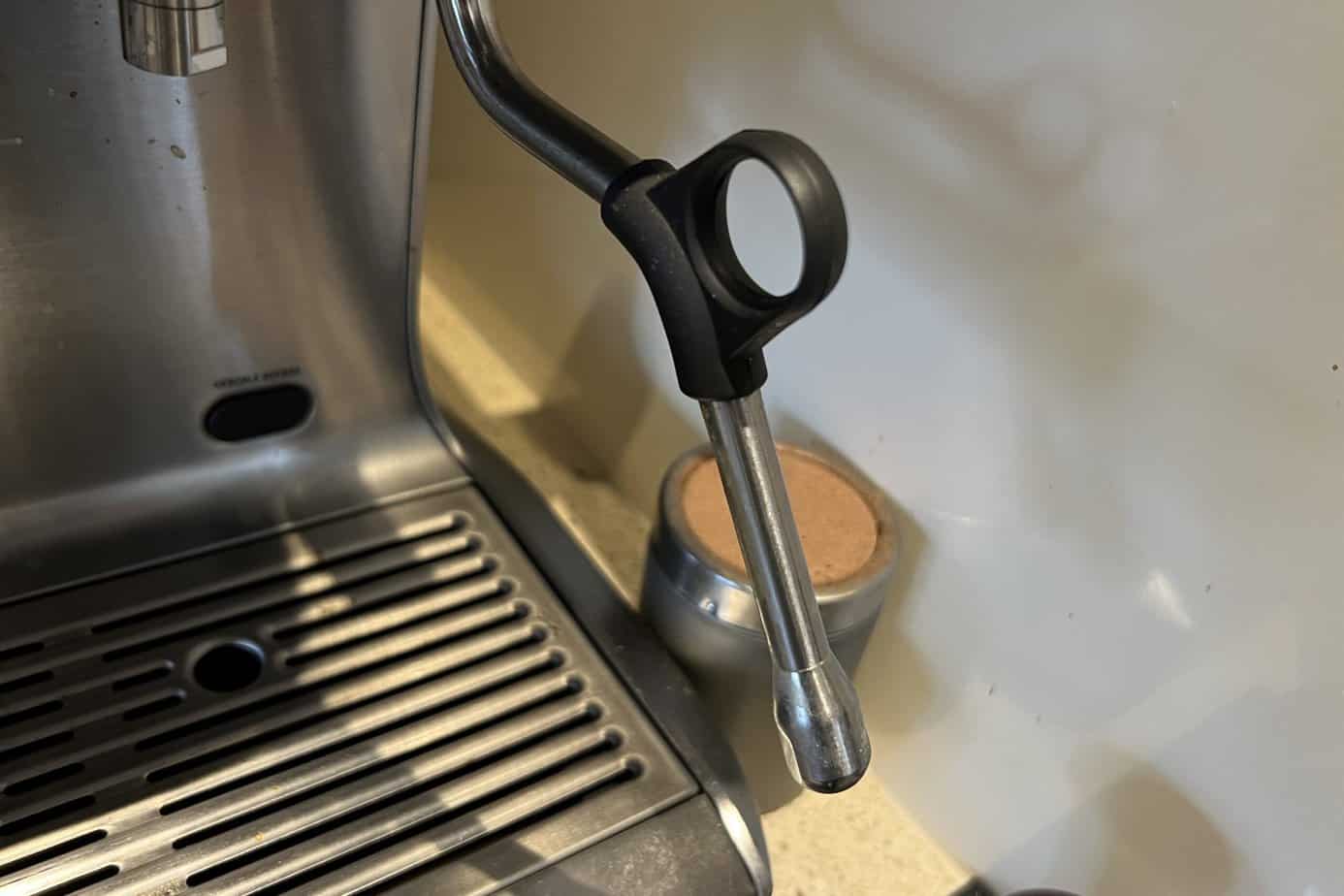 Manual steam wand on Breville
