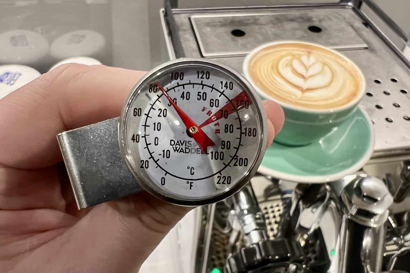 Milk Thermometer with coffee Milk Thermometer with coffee