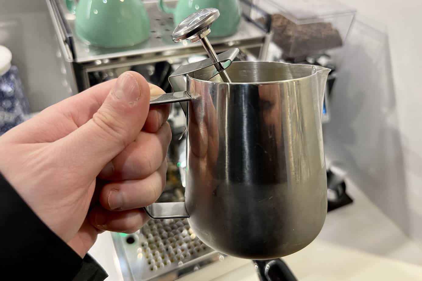 Thermometer in Milk Jug