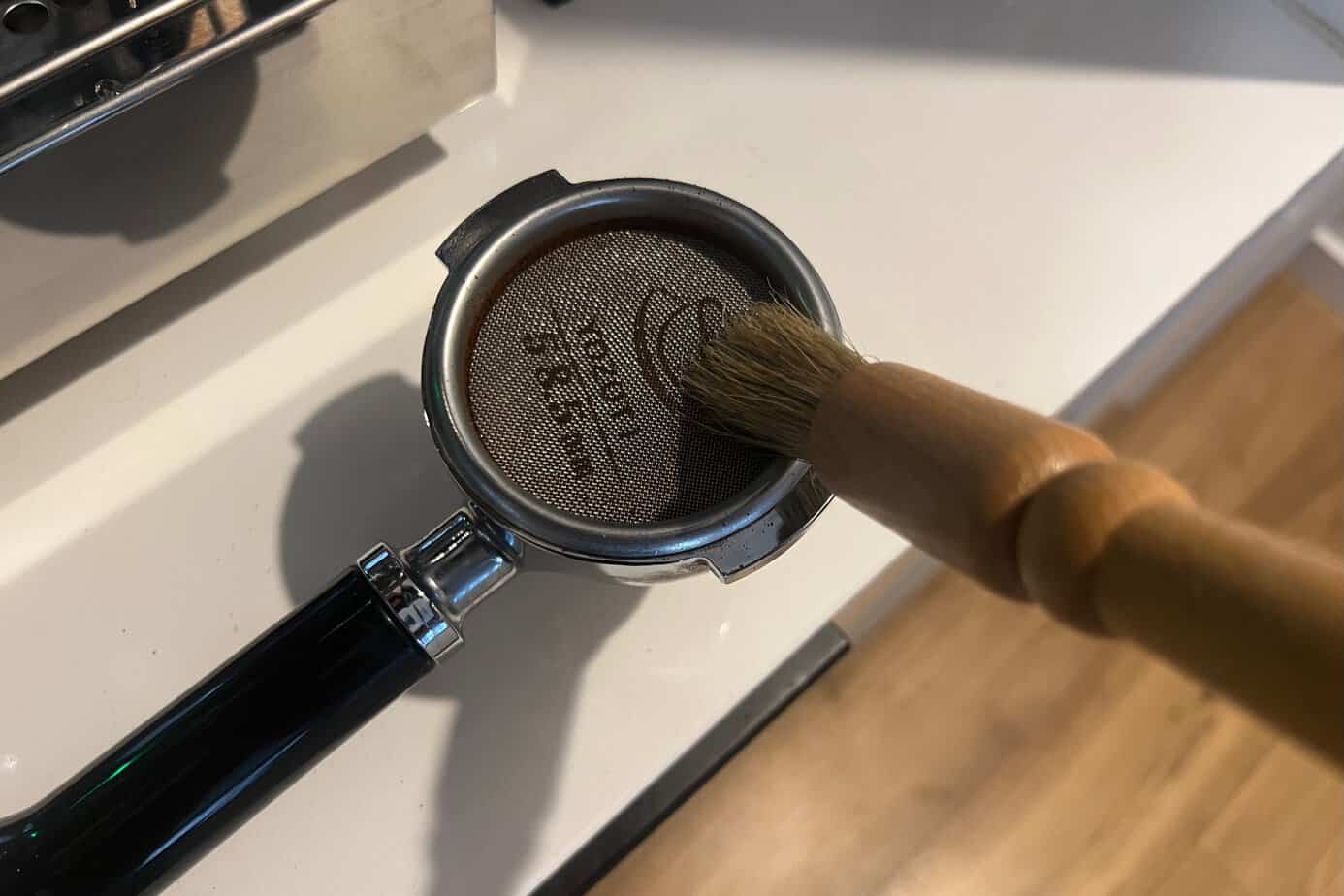 Coffee Brush Cleaning Basket