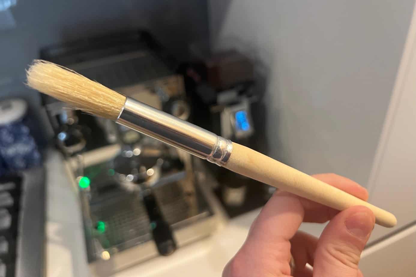 Thin coffee brush