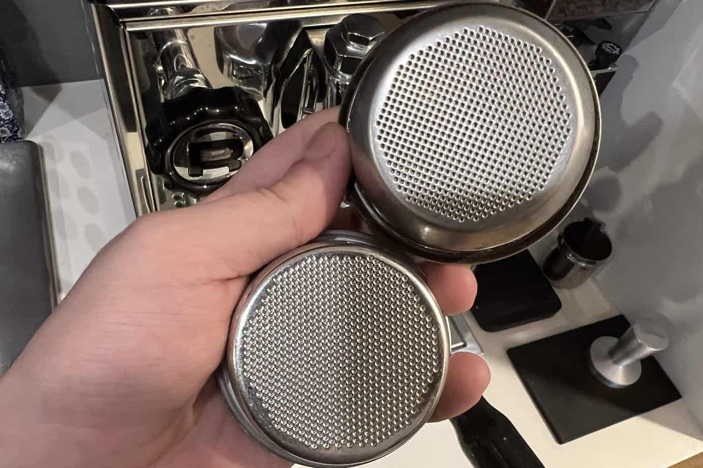 Precision Filter Basket vs Stock Basket